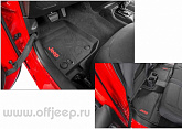 Коврики салонные Mopar для Jeep Wrangler JL Unlimited 4 door 2018 комплект