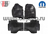 Коврики Mopar 82215323AD салонные резиновые черные Dodge RAM 1500 Quad Cab (короткий)
