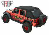 Крыша Bestop 54925-17 Trektop Ultra Twill (косая) для Jeep Wrangler JL Unlimited 4-doors