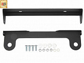 Кронштейн OJRubicon откидной рамки номерного знака для бамперов Mopar и/или лебедок Warn с толстым клюзом