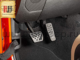 Накладки на педали Mopar для Jeep Wrangler JL и Gladiator JT с АКПП Накладки на педали Mopar для Jeep Wrangler JL и Gladiator JT с АКПП