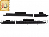 Накладки на пороги Bushwaker для Jeep Wrangler JL 4D Накладки на пороги Bushwaker для Jeep Wrangler JL 4D