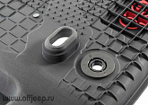 Коврики салонные Mopar для Jeep Wrangler JL Unlimited 4 door 2018 комплект