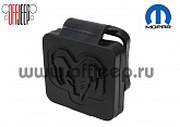 Заглушка Mopar 82216302AA в квадрат фаркопас логотипом Dodge RAM (голова барана)