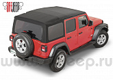 Крыша Mopar 82215146 мягкая съемная для Jeep Wrangler JL 4doors черная с тонироваными стеклами