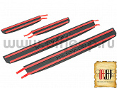 Накладки на пороги Mopar для Jeep Wrangler JL 4D / Gladiator JT Накладки на пороги Mopar для Jeep Wrangler JL 4D / Gladiator JT