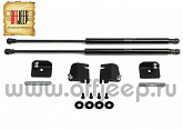 Упоры капота RIVAL газовые для 19-24 Jeep Wrangler JL и Gladiator JT