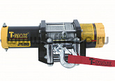 Лебедка T-Max Winch ATW PRO 2500 со стальным тросом для квадроцикла /ATV (1150 кг.)
