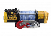Лебедка T-Max Winch ATW-PRO 4500 с синтетическим тросом для тяжелого квадроцикла / для UTV (2050 кг.)