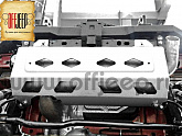 Защита RIVAL глушителя для Jeep Wrangler JK 2012-2018 гв, 6 мм