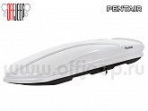 Бокс на крышу автомобиля багажный Pentair COBRA 520L белый глянец, двусторонний