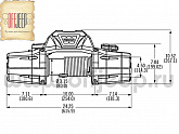 Лебедка Warn ZEON 10S автомобильная электрическая с синтетическим тросом