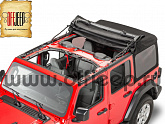 Мягкая крыша Mopar 82215805 черный ПВХ для Jeep Wrangler JL Unlimited с тонированными стеклами
