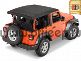 Крыша Mopar 82215147 мягкая съемная для Jeep Wrangler JL 2doors черная с тонироваными стеклами